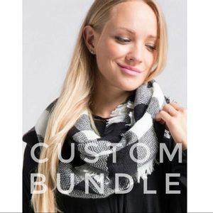 White Scarf x2 Bundle